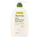 Aveeno Daily Moisturizing Body Wash for Dry & Sensitive Skin + Prebiotic Oat, Body Wash Gently Cleanses & Nourishes Dry Skin, Lightly Scented, Value Size, 33 fl. oz