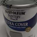 Rust-Oleum 267335 Painter's Touch Latex Acrylic Paint, Satin Stone Gray 32 Fl Oz