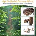 Cat Wind Chimes for Outside,Gardening Gifts for cat LoverWomenMenMomBirthday Party Decorations,Memorial Gifts,Wind Chimes OutdoorsIndoors,Room,Home,Wall,Garden,Patio,Yard Decor