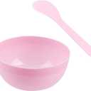 Milisten Pink Mixing Bowl 3.3 Inch Mixer Bowl for Diy Crystal Mud and Glue Crafts Kitchen & Dining Bakeware
