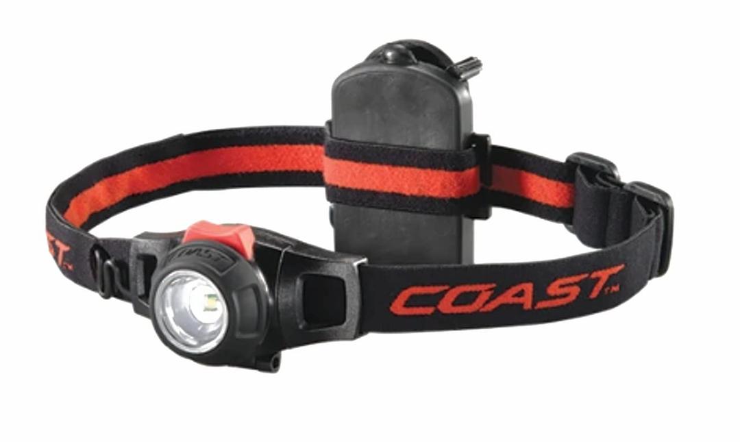 COAST HL7 330 Lumen Focusing LED Headlamp with Twist Focus,Black