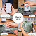 Cricut EasyPress Mini LT - Blue - Mini Heat Press for Pressing Shoes, Baby Clothes, T-Shirts, & More - Easy to Use with a Single Setting - Precision Tip - Compact & Portable Mini Iron