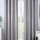 SUN+BLK Nantes Luxury Insulated Total Blackout Grommet Single Curtain Panel, Noise Reducing, Light Blocking, Camel, 52x63