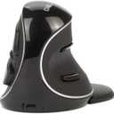 DeLUX Wireless Ergonomic Mouse with 4000DPI, Vertical Mouse with USB Receiver and BT1 + BT2, 6 Buttons and Removable Palm Rest for Laptop Computer and Carpal Tunnel (M618PD-Black) (Bluetooth+2.4G)