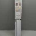 Persilux Cordless Zebra Blinds for Windows Free-Stop Roller Window Shades (22" W X 64" H, White) Dual Layer Light Control for Day and Night, Light Filtering Sheer Shades for Home, Easy to Install