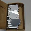 Anenog Nail Plates for Wood Studs 150Pcs Electrical Cable Protector Nail Protection Plates Cfor Protection Plumbing and Wiring 2 1/2x 1 1/2