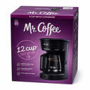 Mr. Coffee 12-Cup Switch Coffee Maker Black: Electric Drip Coffee Machine, 60 oz Capacity, Dishwasher-Safe Parts