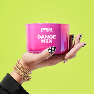 Friday Collective 3 Wick Candle Dance Mix and Season Finale Scent Variety (pack of 7)