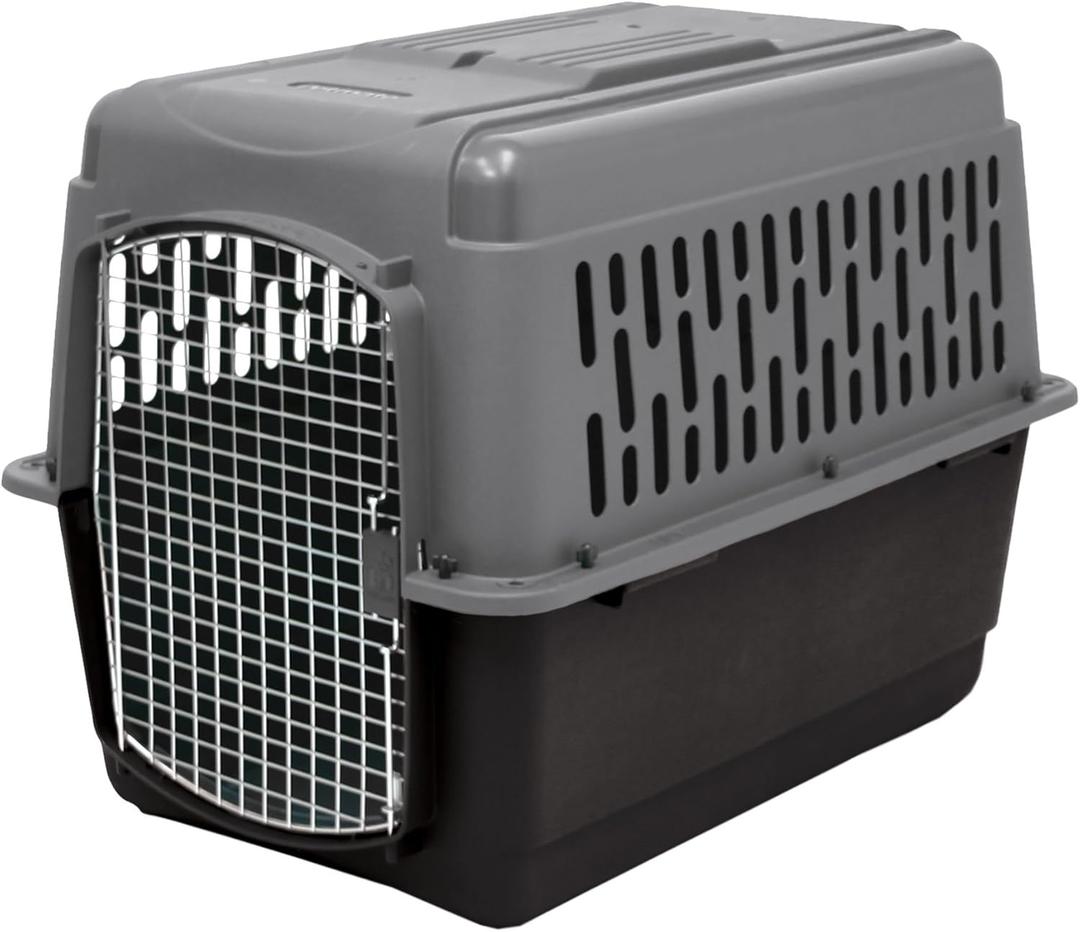 Petmate Large Breeds Dog Kennel, Various Sizes, Dark Gray/Black, Made in USA (40.0"L x 27.0"W x 30.0"H)