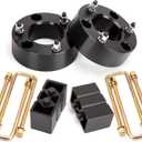 Dynofit Lift Kit for F150 (2004-2020) - 3" Front Aluminum Strut Spacers & 3" Rear Aluminum Lift Block with U-Bolts, 3inch Front and 3inch Rear Full Suspension Leveling Kit for Ford F-150