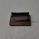 Wall Mounted Tissue Storage Rack Elegant Walnut Paper Towel Holder for Bathroom Kitchen Nail Installation and Design Organizer (Brown)