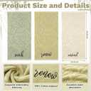 Moukeren 3 Pcs Hand Towels for Bathroom, 100% Cotton, Olive Green, 13.7 x 29.5 inches