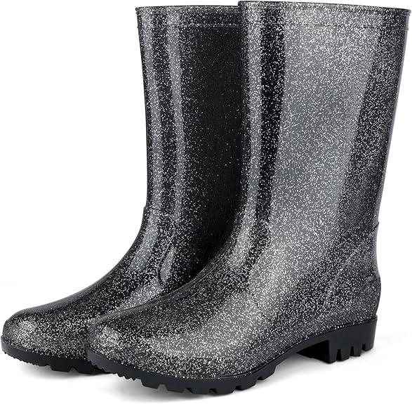 HISEA Waterproof Rubber Boots Short Garden Shose 8