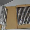 Repair Kit for Vermont Castings VCS5010, VCS5016, VCS5026, VCS5036, VCS6005, VCS6006, Gas Grill Includes 4 Burner, 4 Heat Plates, Set of 3 Porcelain Cast Iron Cooking Grill Grids