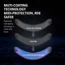 Qualifier Helmet Visor Compatible with Bell Qualifier, Star, Vortex, RS-1, Revolver Helmets Face Shield (Sapphire Red)