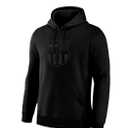Icon Sports Soccer Blackout Hoodie – Officially Licensed Unisex Adult Long Sleeve Hooded Sweatshirt, S