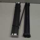 MOON LENCE Ultralight Folding Camping Table, Compact,Portbale with Carry Bag, for Outdoor Cooking, Picnic, Camp, Boat, Travel (Black - S)