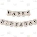 Vintage Book Birthday Party Decorations - Happy Birthday Banner, Book Club Reading Library Newspaper Birthday Party Decor for School Classroom Home Party Supplies