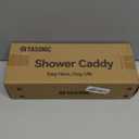 YASONIC Shower Caddy Hanging, Never Rust Shower Organizer Hanging, Aluminum Shower Racks for Inside Shower with Hooks for Razor, Bathroom Organizers and Storage with Soap Holder, Black