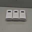 3 Pakcs Combination Gas & Carbon Monoxide Detector, Plug in Carbon Monoxide Alarm & Natural Gas Detector,Propane,Methane,with Backup 9V Battery Feature, Digital Display, for Home, Apartment, RV