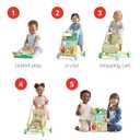Skip Hop Baby Walker 5-in-1 Sit to Stand Convertible Light Up Walker with 50+ Activities for Developmental Play, Songs and Sounds 3 Adjustable Handle Heights and Speed Control Switch Farmstand Age 6m+