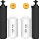 Gravity Water Filters for Berkey Water Filter Replacement, Replacement for BB9-2® Black Filter & for PF-2® Fluoride Filters Combo Packs, Compatible with Berkey® Gravity Water Filter System, (NSF 42)