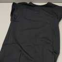 Haloumoning Girls Summer Cap Sleeve Shirts Kids Casual Cute Crewneck Tunic Tops Tees 13-14 Years (Black)