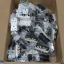 ENERLITES 40 Pack Matte White Decorator Receptacle, Standard Electrical Wall Outlet, 15A 125V, Self-Grounding, 2-Pole, 3-Wire, 5-15R, UL Listed, 61502-TR-MW, Tamper Resistant (Wall Plate Not Included)