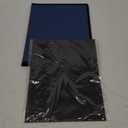 Dunwell Art Portfolio 9x12 Folder (Blue), Black Mounting Paper, Portfolio Binder for Artwork, 9 x 12 Art Folder, 24 Pockets Display 48 Pages, Acid-Free Poly Presentation Book