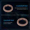 LesNau Timing Belt Kits with Water Pump for Car Engine Compatible with 2003-2018 Honda Accord Pilot Odyssey Ridgeline Acura MDX RDX RL TL TSX ZDX - Replace TCKWP329, TKH-002, TKH002