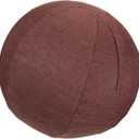 kowaku Ball Cover with Convenient Carry Handles - Exercise Ball Storage, Balance Ball Birthing Sitting Chair Protector, Coffee 65cm