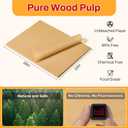 200Pcs 12x16 Inch Unbleached Parchment Paper Sheets for Baking, Pre-Cut, Non-Stick Parchment Paper for Baking, Cooking, Grilling, Air Fryer, Half Sheet Baking Sheets for Baking Cookies, Cooking, Oven