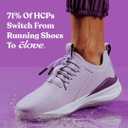 clove Forte Shoes for Doctors & Nurses, Fluid Resistant, Easy to Clean, Slip Resistant, Comfortable for 12+ Hour Standing Shifts, Elastic & No-Tie Laces, Sneakers for Men & Women (Brilliant White, 11.5 Women/10 Men)