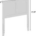 AFI, Madison Twin Solid Wood Panel Headboard, White
