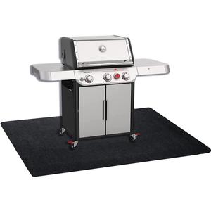 Under Grill Mat,Premium 36"x48"Absorbent Oil Protective mats for Deck &Patio,Grill Mat for Deck,Under Grill Floor Pad to Protect Deck,BBQ Mat for Under BBQ,Waterproof,Reusable