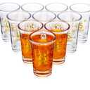 Sliner 21 Pack Birthday Shot Glasses Bulk Unbreakable 1.4 oz Cheers to 45 Years Shot Glass Thick Base Mini Clear Plastic Wine Glass Anniversary Favors for Guests Birthday (Silver, Gold, 45th)