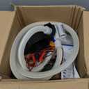 Fuel Transfer Pump with Auto-Stop Sensor, 51 Hose with Tank Adapter Portable Liquid Pump for Gasoline, Diesel Fuel, No More Lifting Heavy Gas Cans