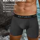 Natural Feelings Mens Underwear Coolzone Boxer Briefs for Men Pack Stretch Performance Quick Dry Sports Underwear (XL)