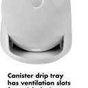 OXO Good Grips Compact Toilet Brush & Canister - Gray