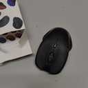 Mouse for MacBook Wireless Bluetooth Mouse Laptop MacBook Air Mac Pro Rechargeable Silent PC iPad Optical Mouse with Jiggler Dual Mode Switch Bluetooth 5.2/3.0 and 2.4GHz USB Type-C Receiver Black