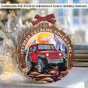 2 x Off-Road Car Christmas Ornament 2025 - Offroad Extreme Adventure Gifts for Men Dads Brothers, Unique for Car Lovers, Outdoor Adventure Lovers Gift Ideas
