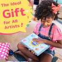 TMOL Washable Finger Paint for Toddlers, 27 PCS Safe Finger Paints, 12 Vibrant Colors (1.21fl oz), Baby Paint for Hand and Feet, Safe Art Supplies, Early Learning Gifts for Kids Age 3+