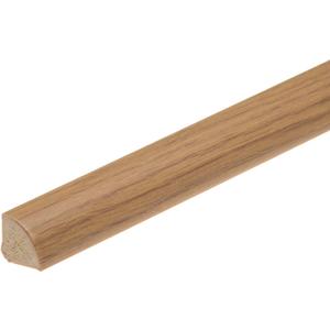 Cezar Quarter Round PVC Trim, 8' Length (1/2" Radius, Oak)
