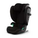 Cybex Solution G2 Folding High-Back Booster Seat - Lightweight, Travel-Friendly, Rigid Latch Installation, Linear Side-Impact Protection, Height Adjustable, Moon Black