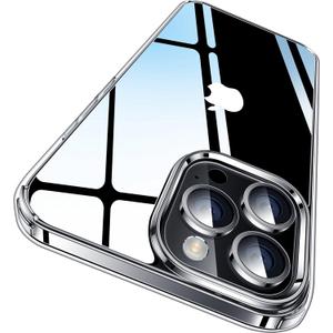 CASEKOO for iPhone 14 Pro Case Crystal Clear, [Never Yellow Technology] [Military-Grade Protection] Transparent Slim Cover Women Men 14 Pro Phone Case 6.1 inch, Clear