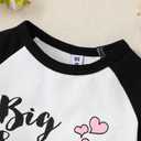 SXSXSX Big Sister Announcement T-Shirt Cotton Soft Toddler Girl Top I'm Going to Be a Big Sister Gift (1-7 Years)