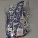 Blue Birthday Decorations for Men Women, Happy Birthday Decorations for Boys Girls Navy Blue Happy Birthday Door Banner, Tablecloth Foil Backdrop Star Balloons Arch for Mens Bday Party Supplies