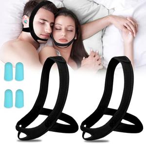 Snoring Chin Strap for Users, 2 Pack Adjustable Jaw Support Chin Strap to Keep Mouth Closed, Soft Snoring for Men Women, Lightweight Reusable, Snoring Dry Mouth, Easy Using