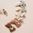 16 Pcs Hair Clips for Girls with Bows Butterfly Flower,2" Fully Lined Alligator Clips and Barrettes,Handmade Hair Accessories for Baby Toddler Young Kids School Age Girls Gifts (fall winter)