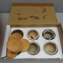 Brajttt 2.1 Inch Succulent Pot with Drainage, Planting/Flower Pots, Small Planter for Mini Plant Ceramic Flowing Glaze Base Serial Set with Holes